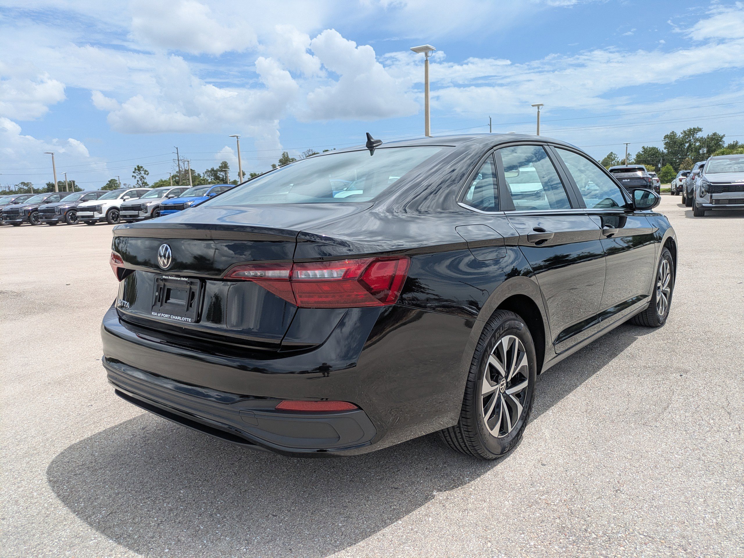 Used 2024 Deep Black Pearl Volkswagen S image 4