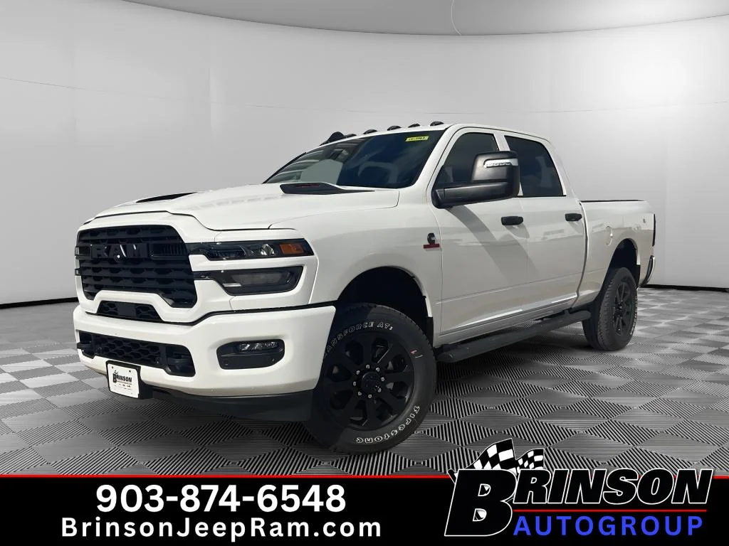 New 2026 Bright White Clearcoat Ram Black Express image 1