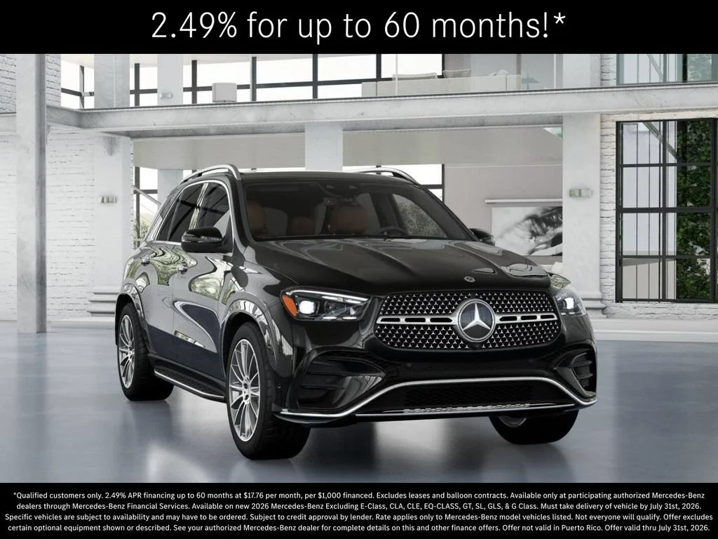 New 2026 Obsidian Black Metallic Mercedes-Benz GLE 580 image 51