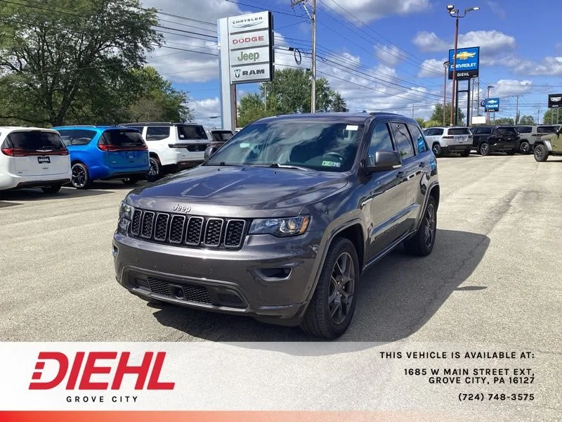 Used 2021 Gray Jeep Limited image 3