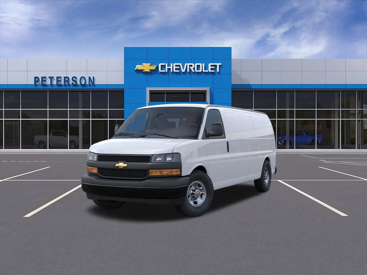 New 2026 White Chevrolet Work Van image 9