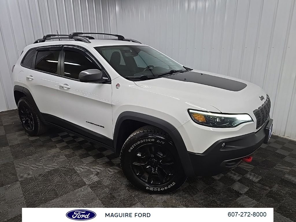 Used 2019 White Jeep Trailhawk image 9