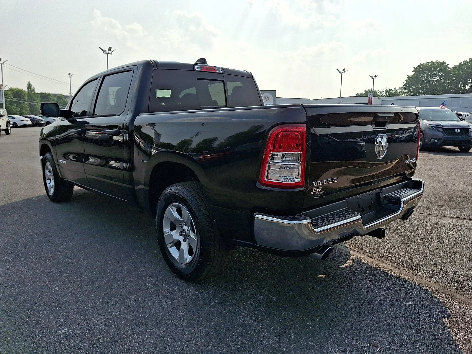 Used 2023 Diamond Black Crystal Pearlcoat Ram Big Horn image 4