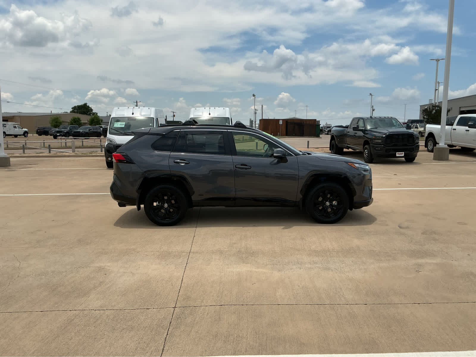 Used 2025 Magnetic Gray Metallic Toyota Hybrid SE image 5