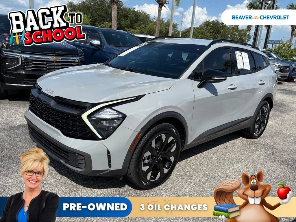 Used 2023 Gray Kia X-Line image 1