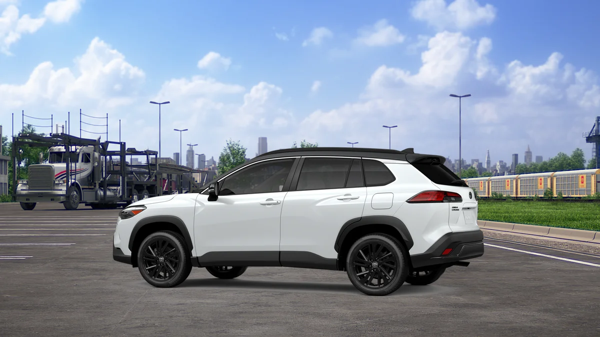 New 2026 Wind Chill Pearl with Jet Black roof Toyota Hybrid XSE image 5