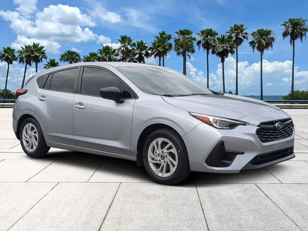 Certified Used 2024 Silver Subaru Base image 2