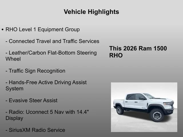 New 2026 Bright White Clear-Coat Exterior Paint RAM RHO image 37