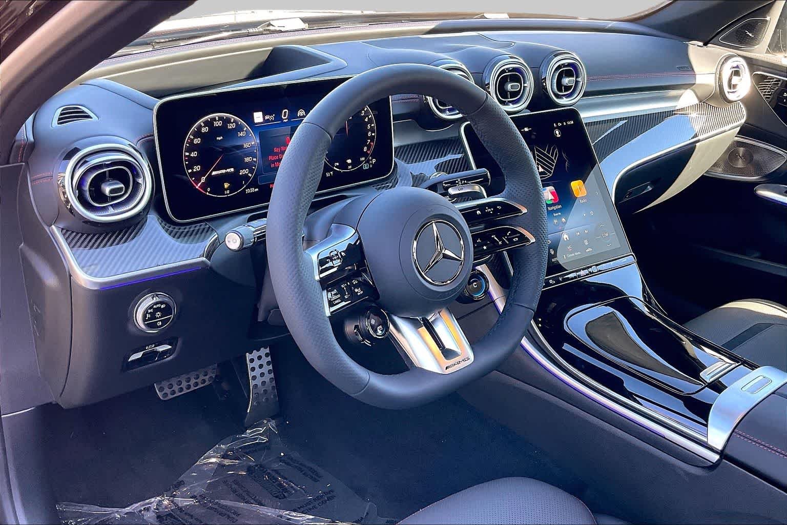 New 2026 Obsidian Black Metallic Mercedes-Benz AMG® C 63 S E Performance Sedan image 9