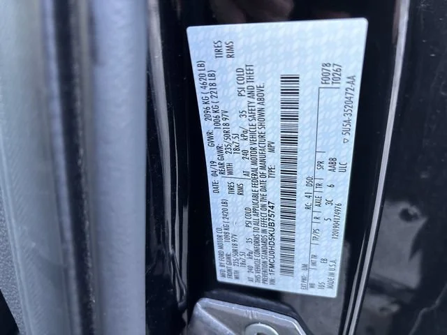 Used 2019 Black Ford SEL image 15