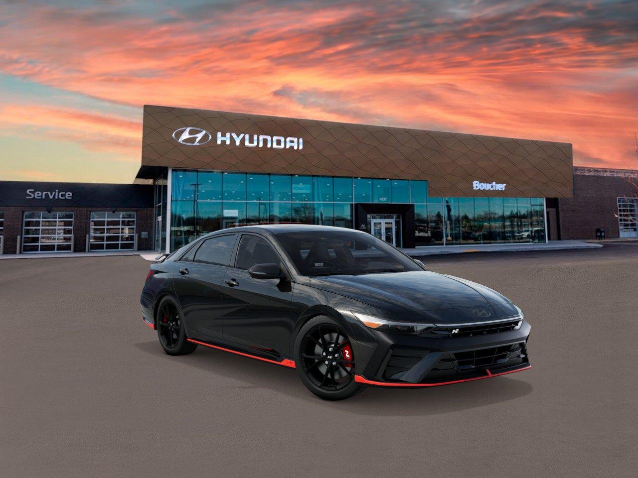 New 2026 Abyss Black Hyundai Sedan image 2