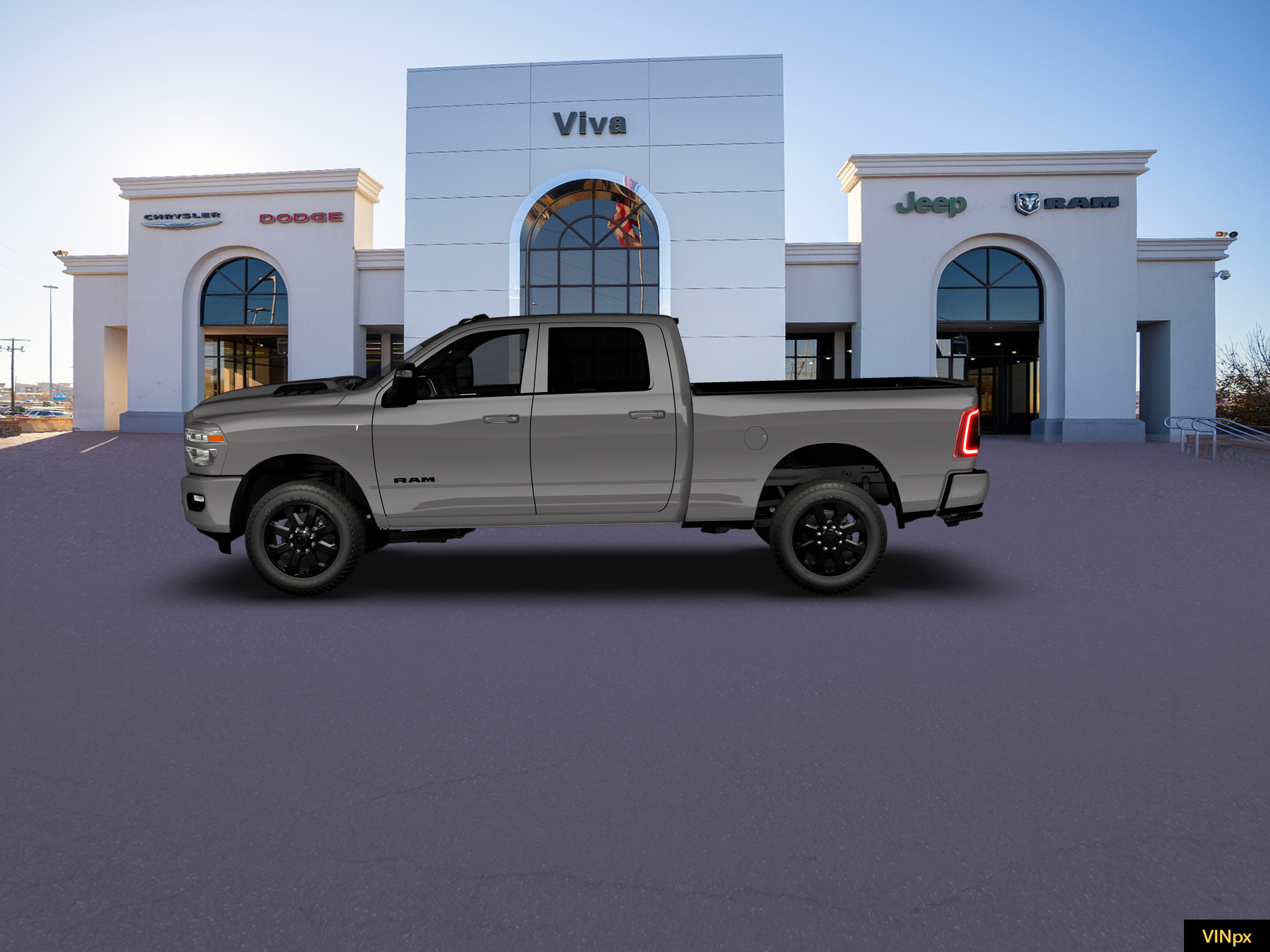 New 2026 Ceramic Gray Clear-Coat Exterior Paint RAM LARAMIE image 15