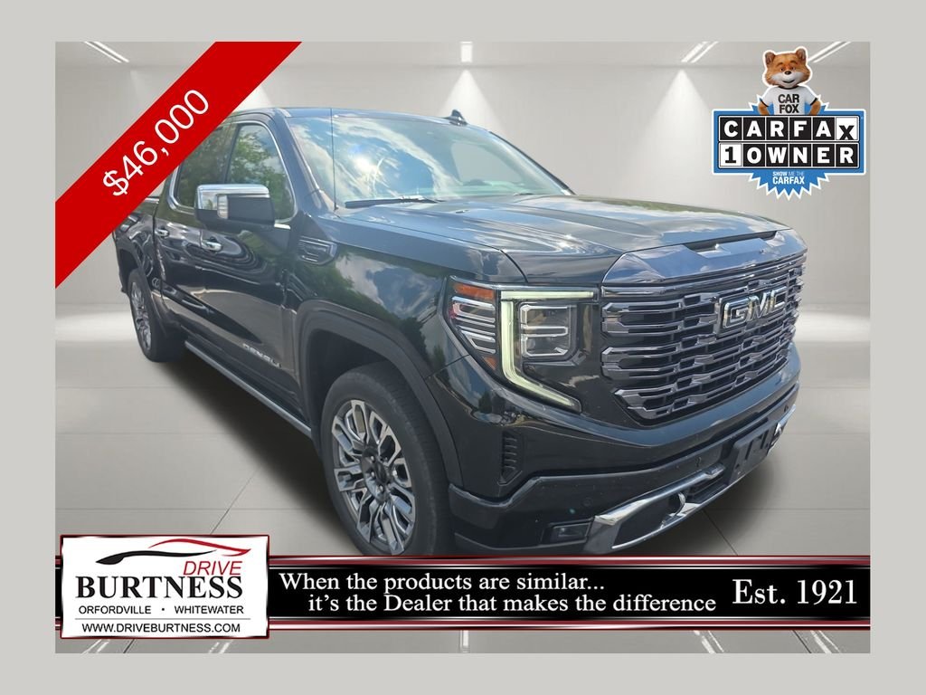 Used 2023 Black GMC Denali Ultimate image 1