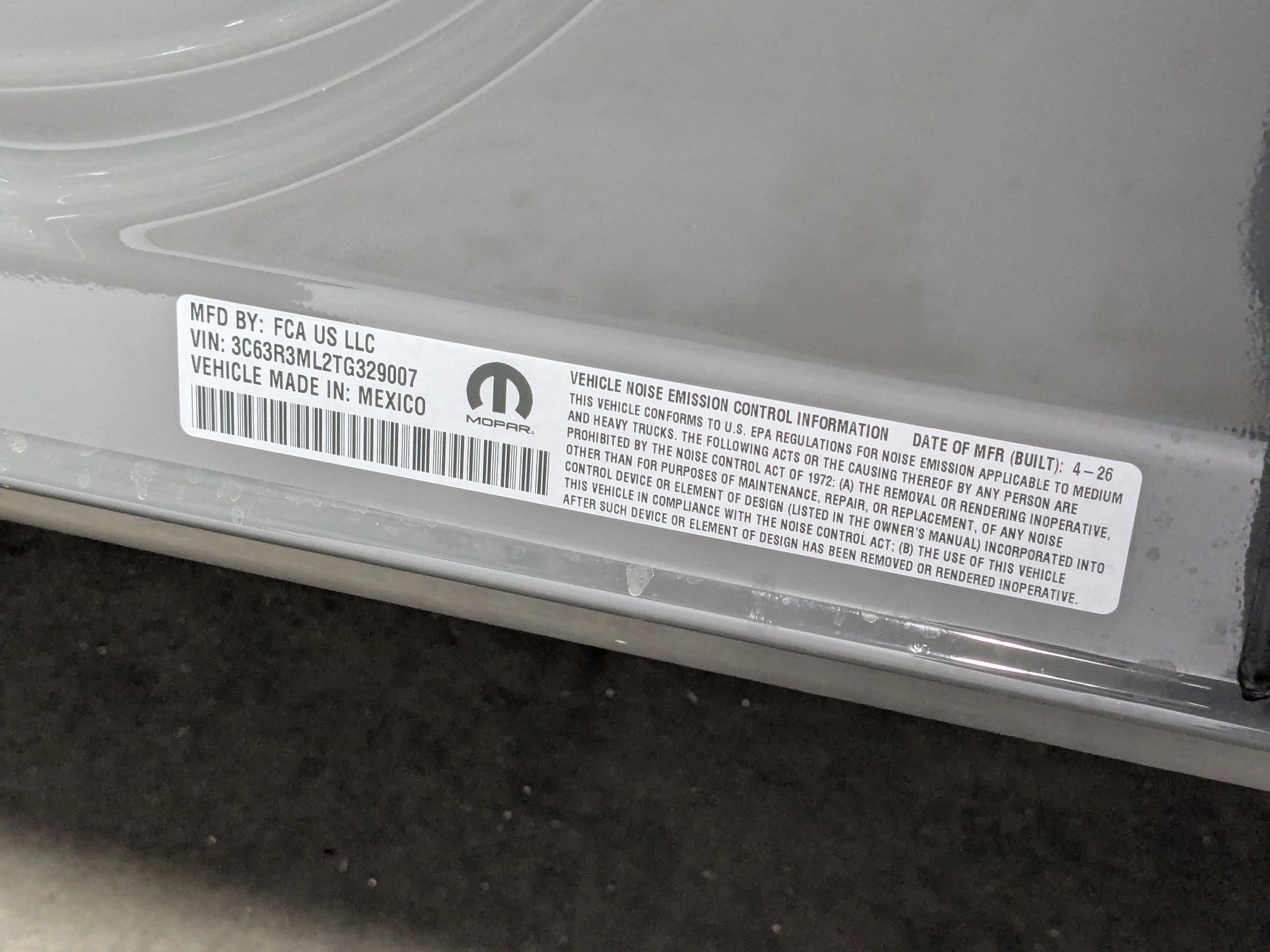 New 2026 Ceramic Gray Clear-Coat Exterior Paint RAM Laramie image 19