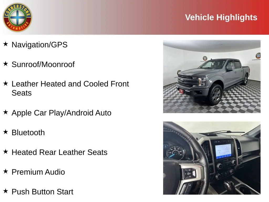 Used 2020 Ford F-150 Lariat with VIN 1FTEW1E54LFB40133 for sale in Elk River, Minnesota