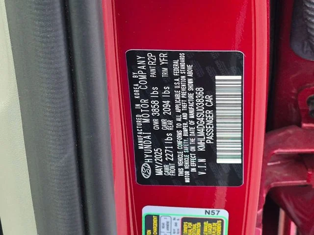Certified Used 2025 Red Hyundai SEL Sport image 28