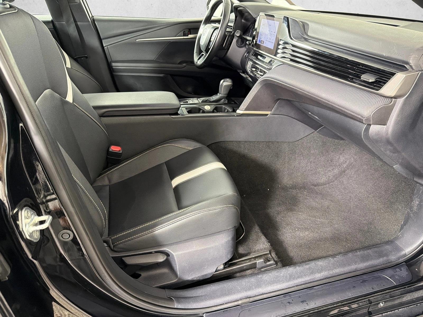 Used 2025 Midnight Black Metallic Toyota SE image 13