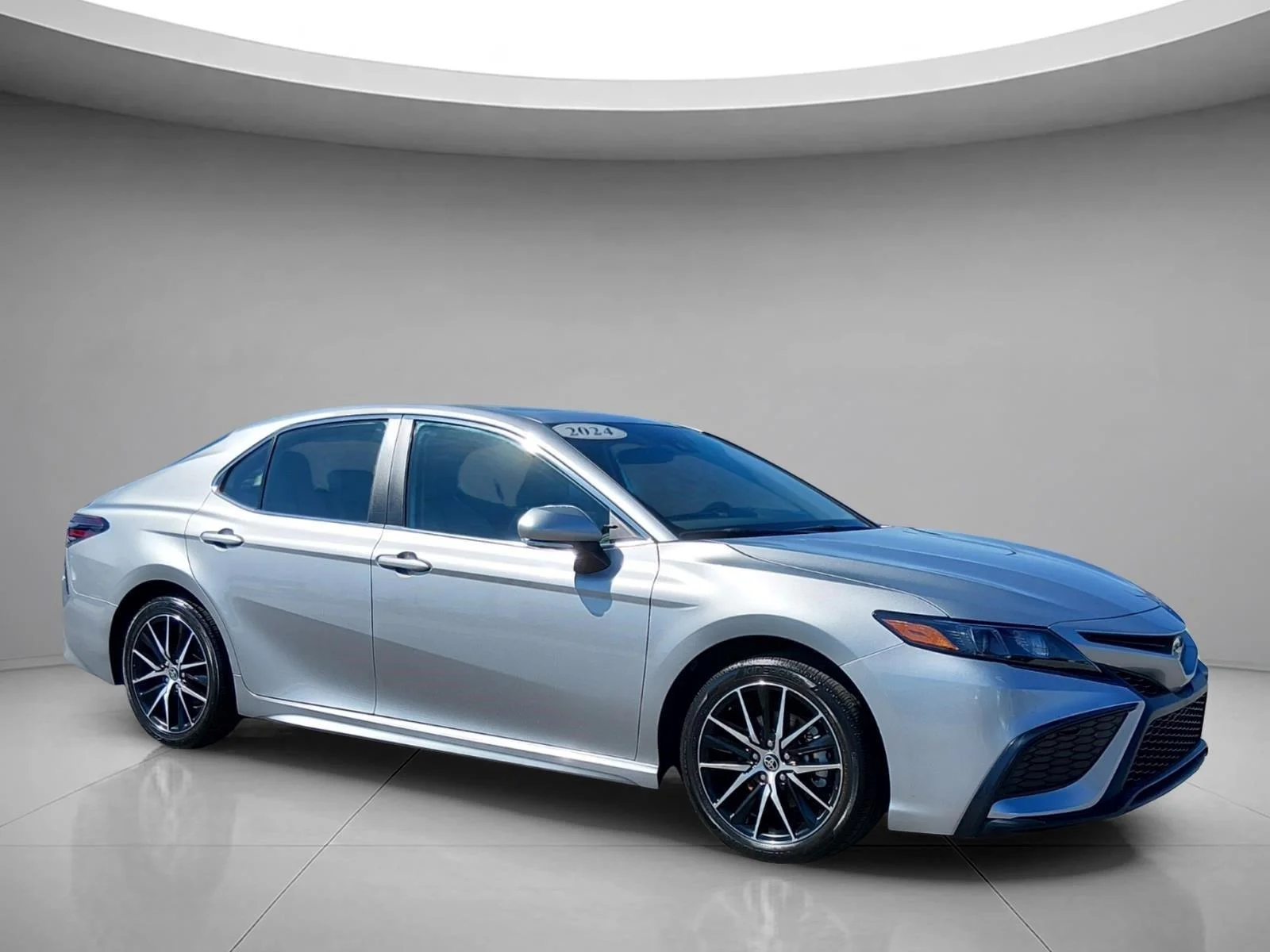Used 2024 Celestial Silver Metallic Toyota SE image 7