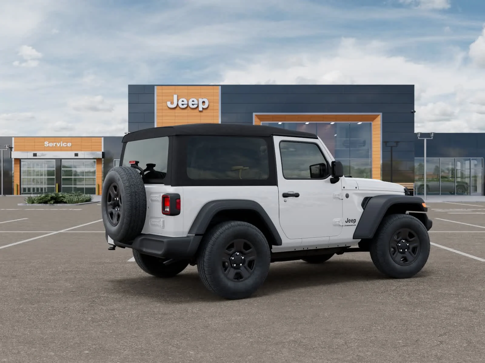 New 2026 Bright White Clearcoat Jeep Sport image 4