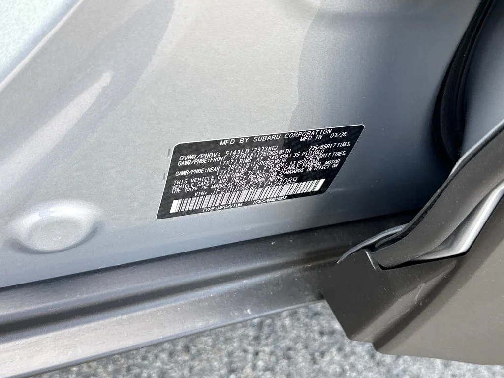 New 2026 ICE SILVER METALLIC Subaru Wilderness image 18