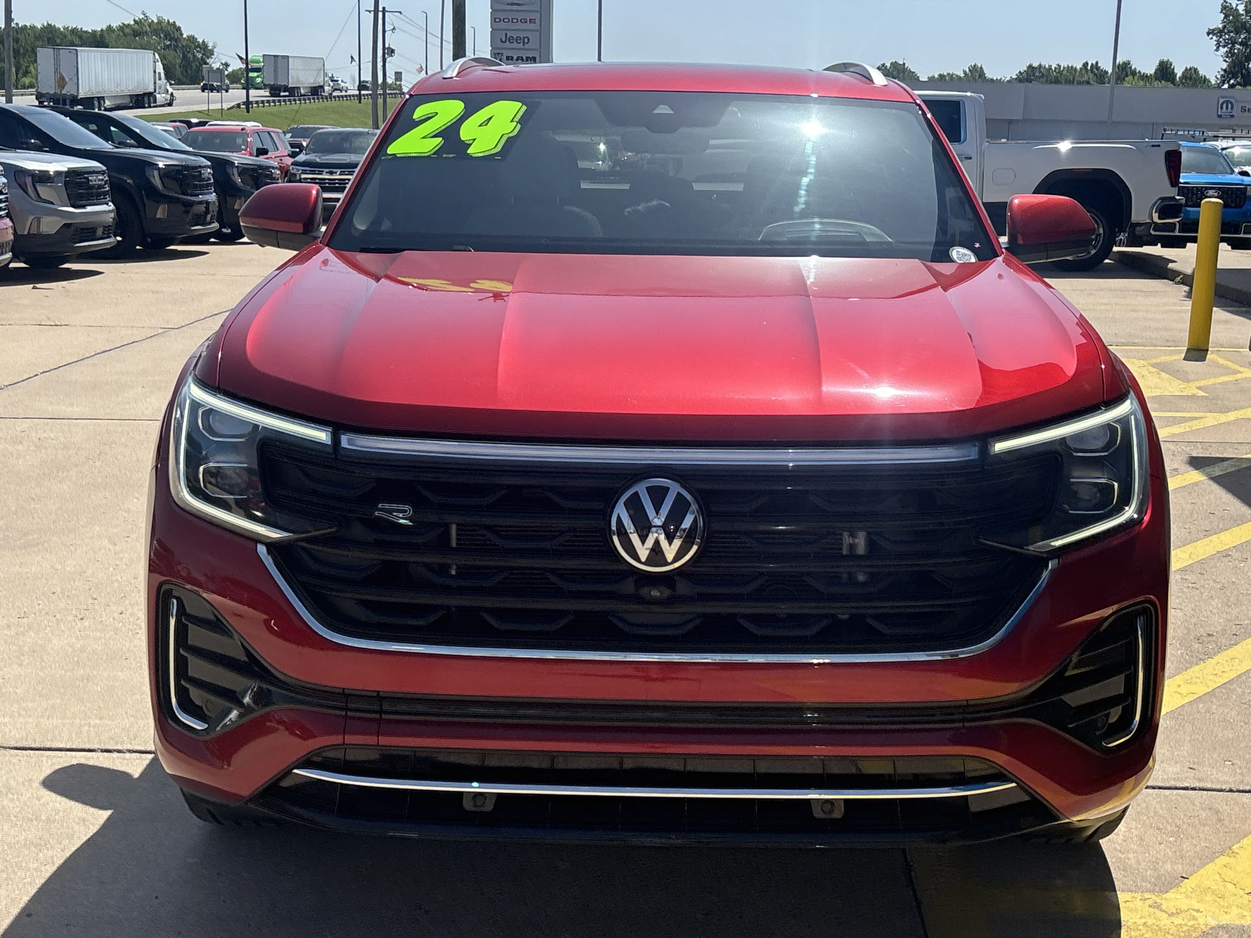 Used 2024 Aurora Red Metallic Volkswagen 2.0T SEL Premium R-Line AWD image 13