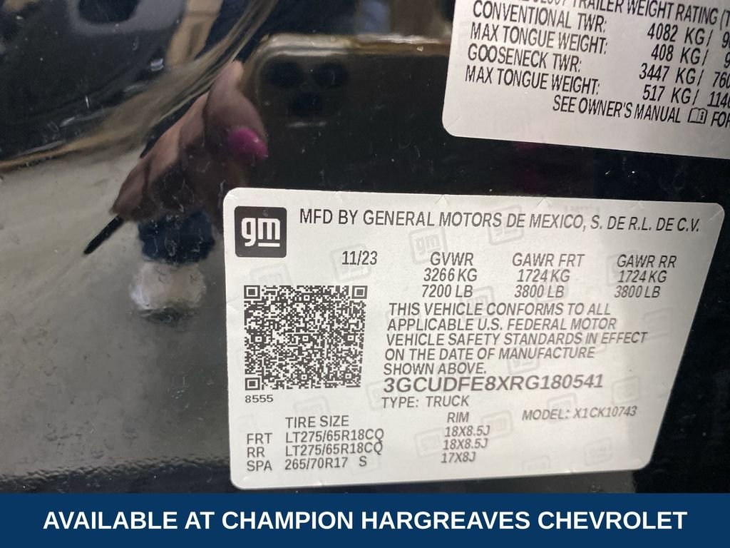 Used 2024 Black Chevrolet LT Trail Boss image 42