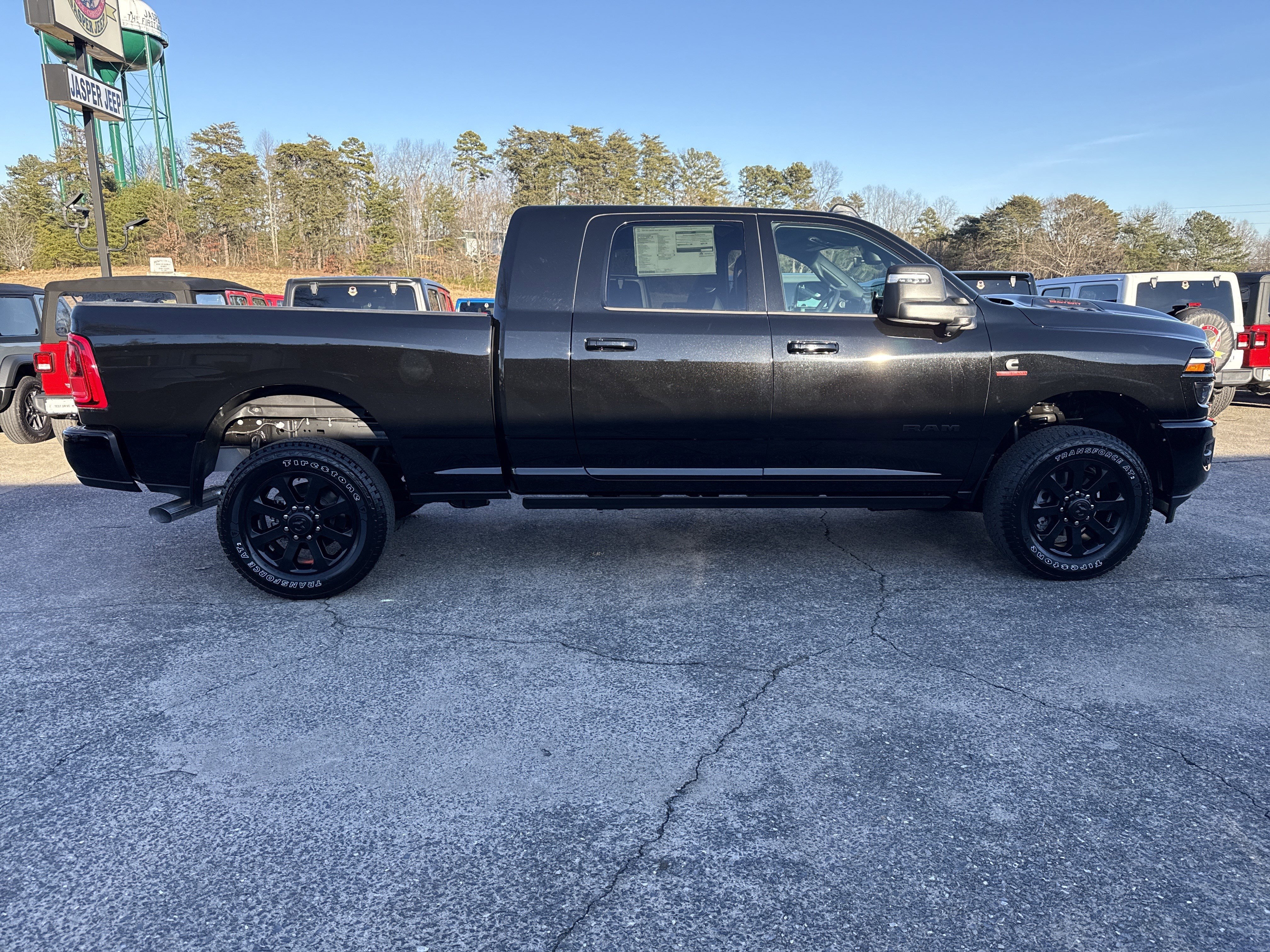 New 2026 Diamond Black Crystal Pearlcoat RAM Laramie image 8