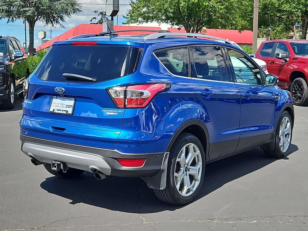 Used 2017 Lightning Blue Metallic Ford Titanium image 6
