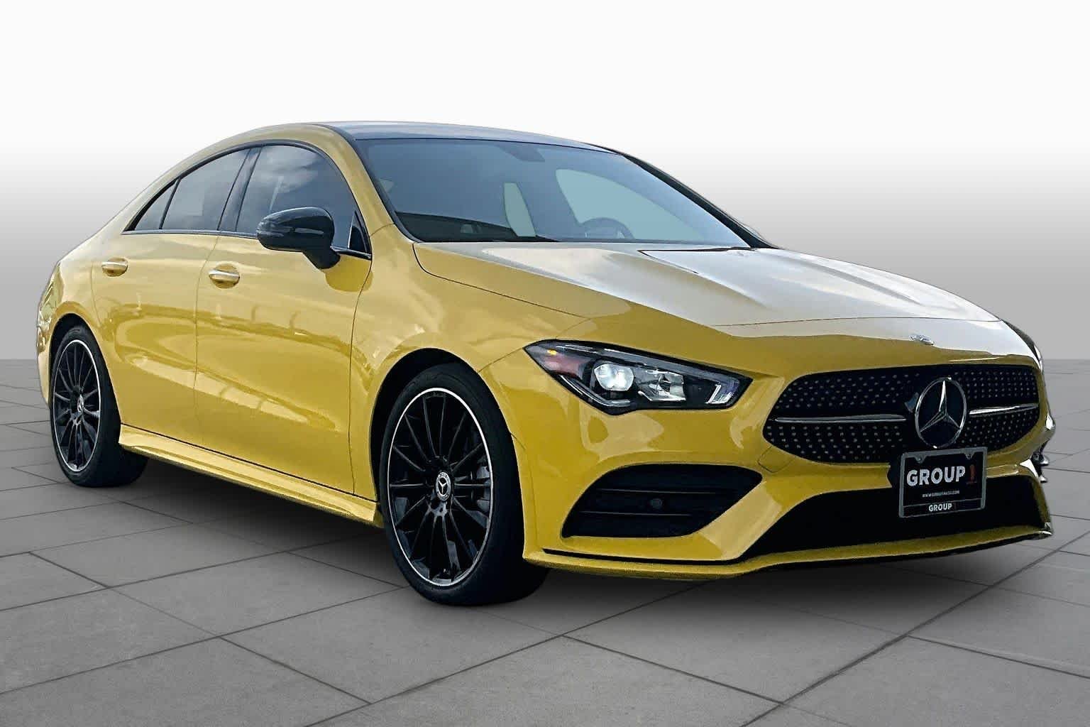 Used 2023 Sun Yellow Mercedes-Benz CLA 250 image 3
