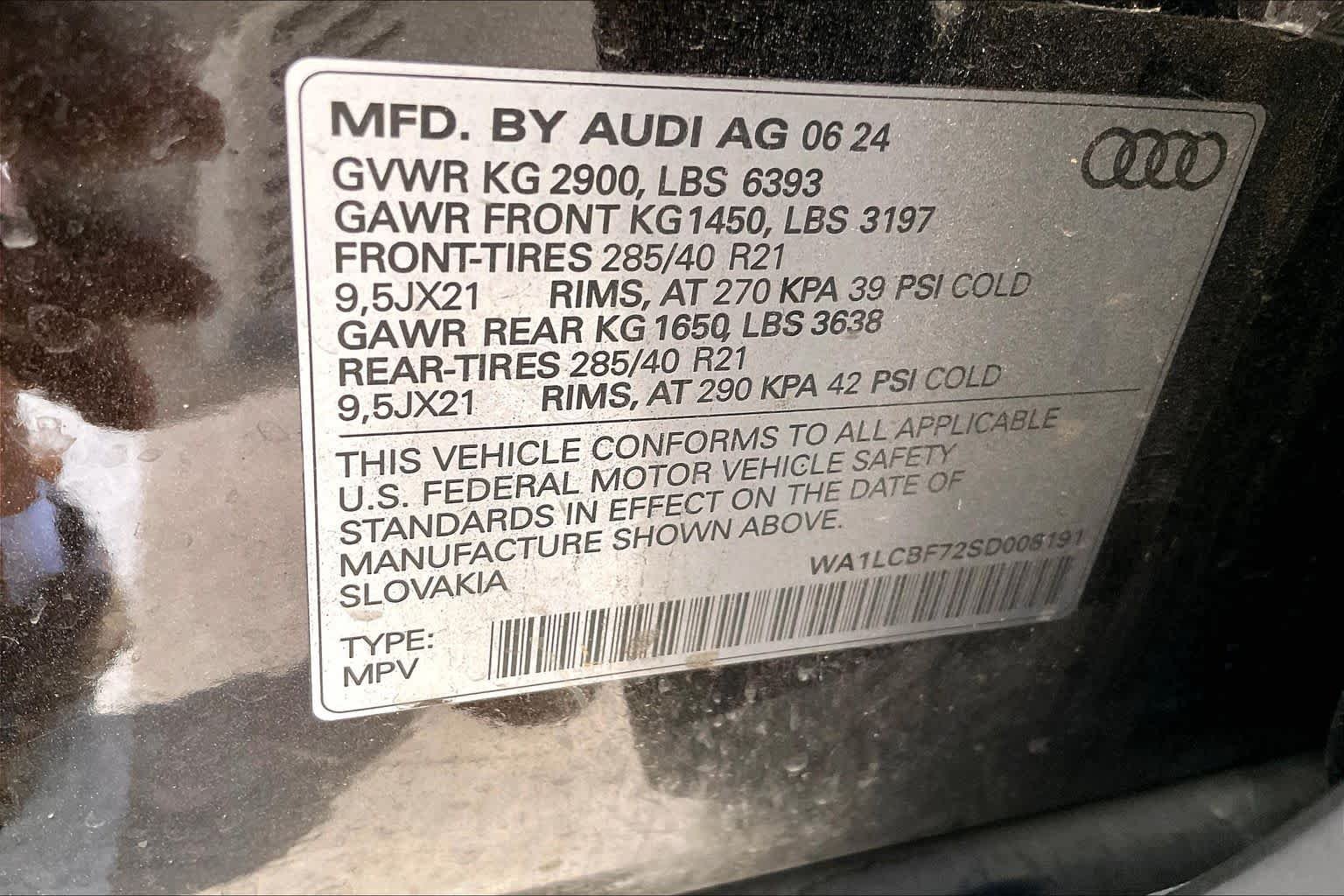 Used 2025 Tamarind Brown Metallic Audi Premium Plus image 34