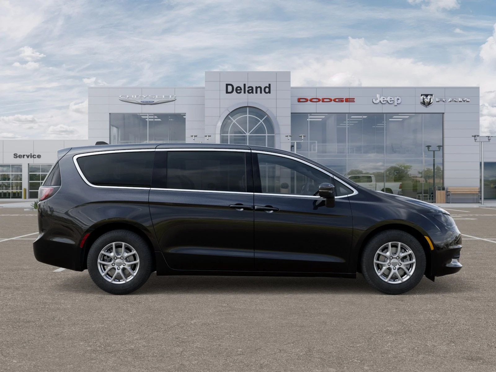New 2026 Diamond Black Crystal Pearl-Coat Exterior Paint Chrysler LX image 49