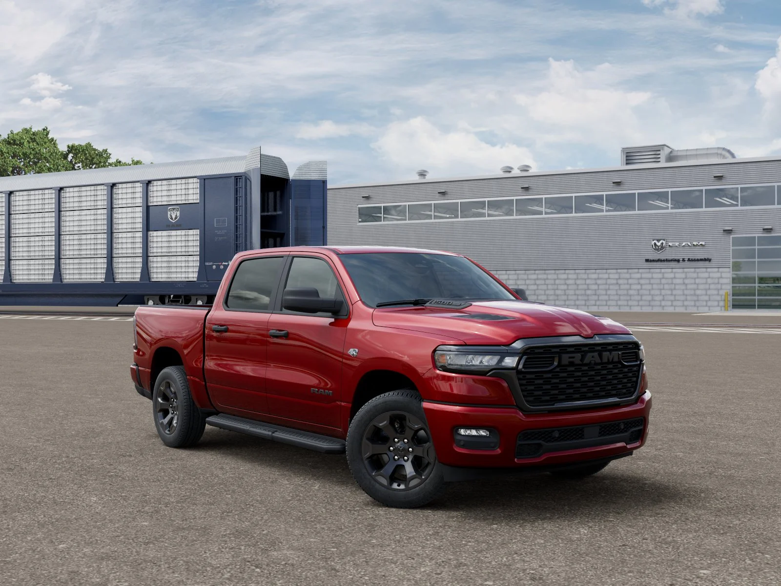New 2026 Molten Red Pearlcoat RAM Express image 3