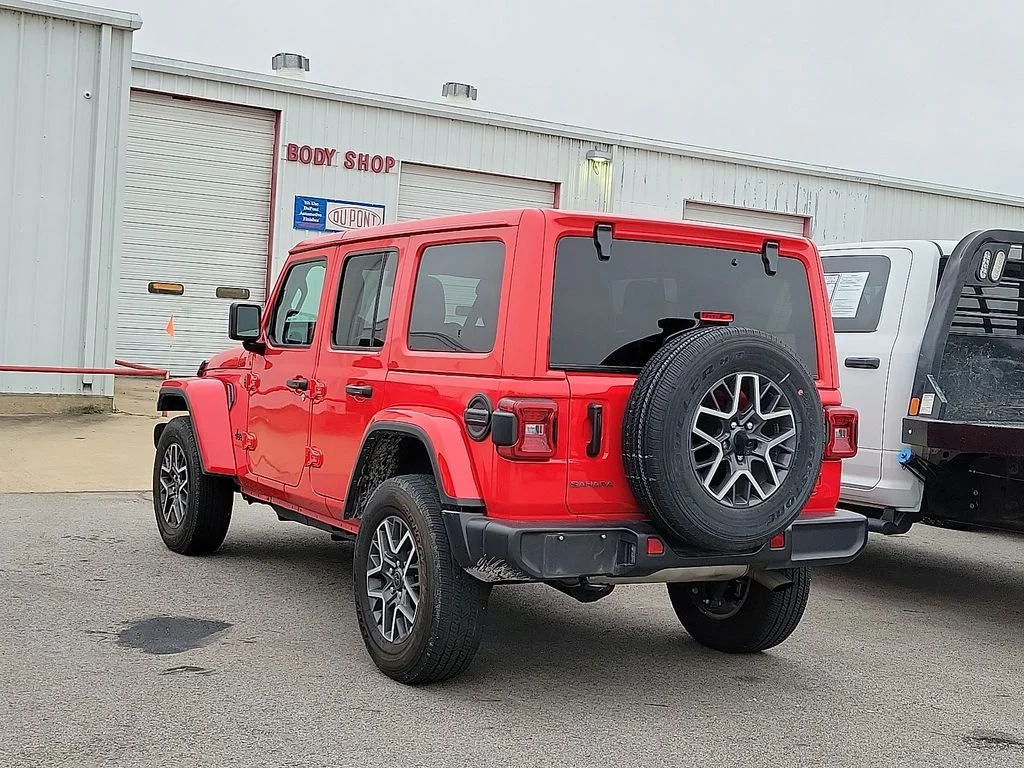Used 2025 Red Jeep Sahara image 3