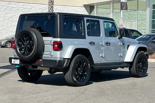 Used 2023 Silver Jeep Sahara 4xe image 4