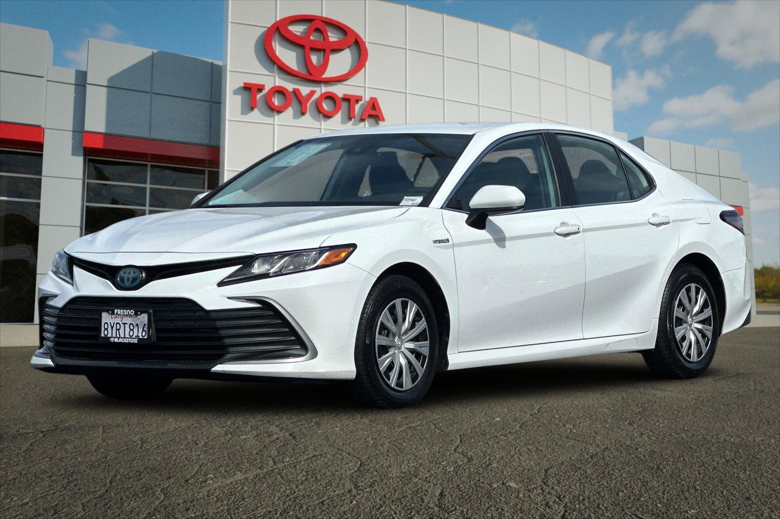 Certified Used 2021 Super White Toyota Hybrid LE image 7