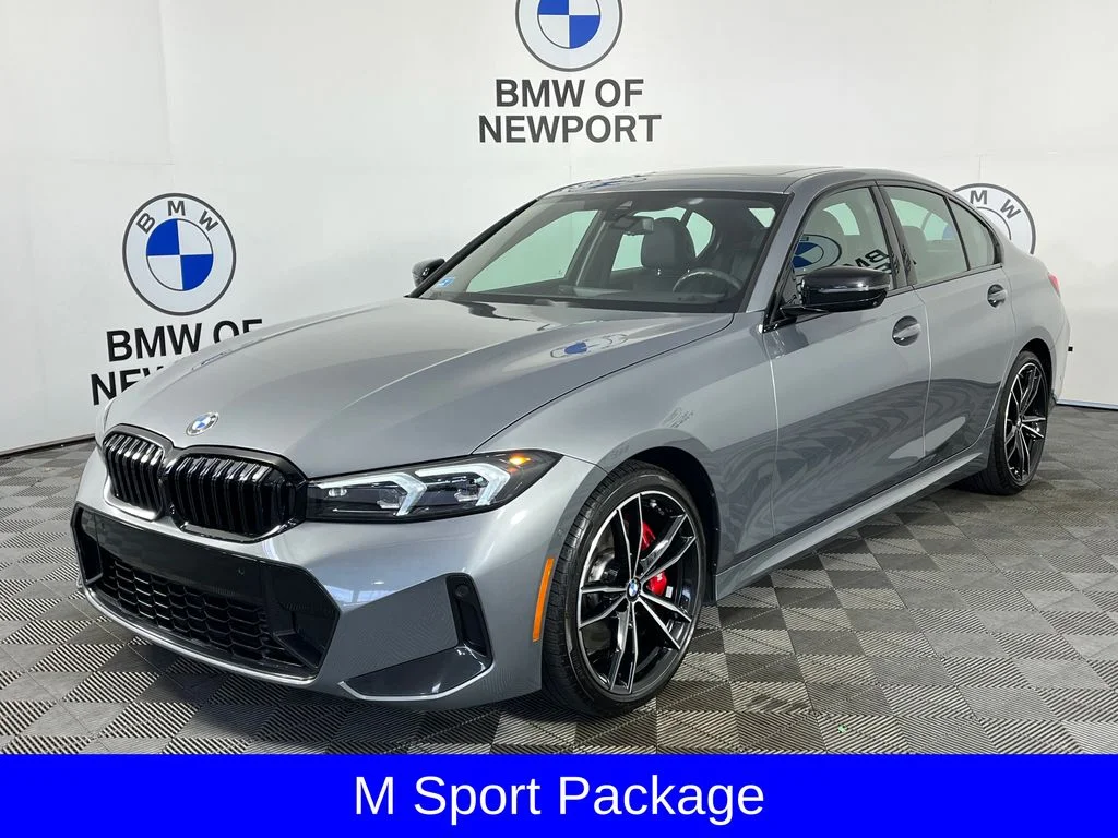 Certified Used 2023 Skyscraper Grey Metallic BMW 330i xDrive image 3