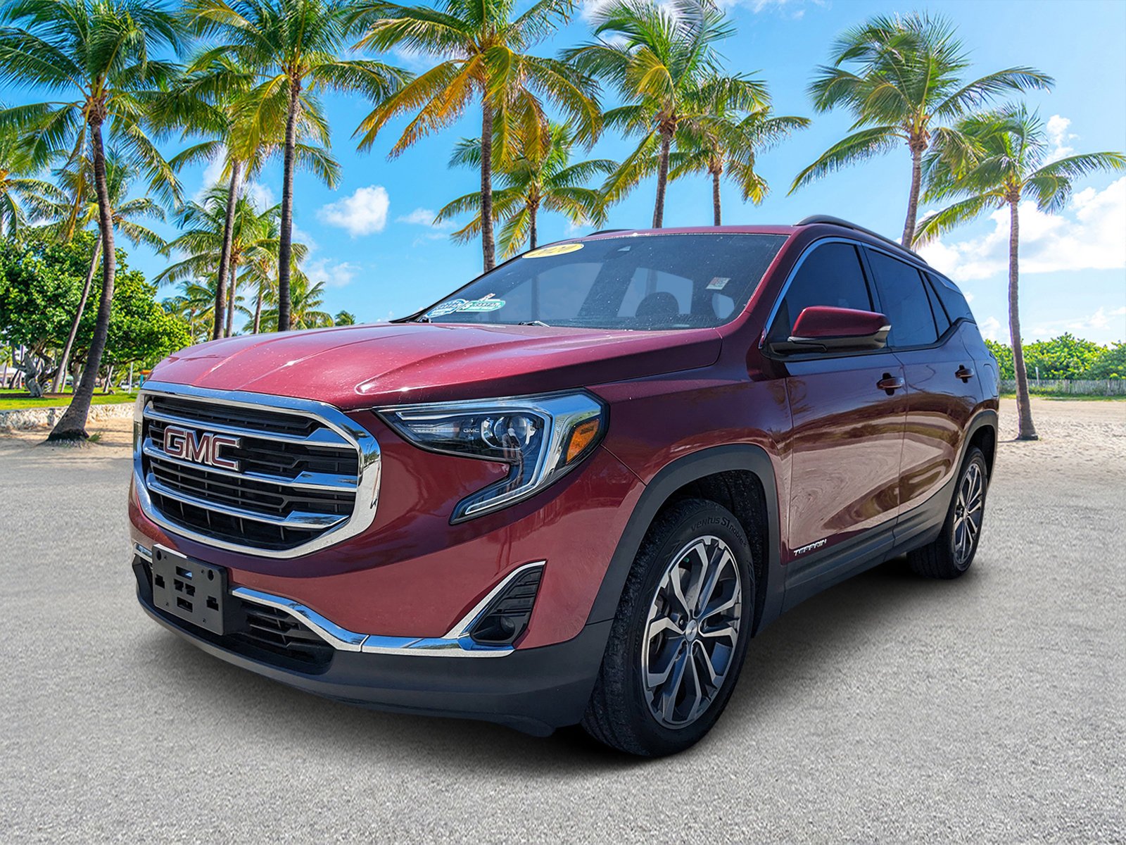 Used 2020 Red Quartz Tintcoat GMC SLT image 7