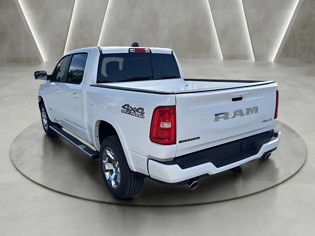 New 2026 Bright White Clear-Coat Exterior Paint RAM Big Horn/Lone Star image 5