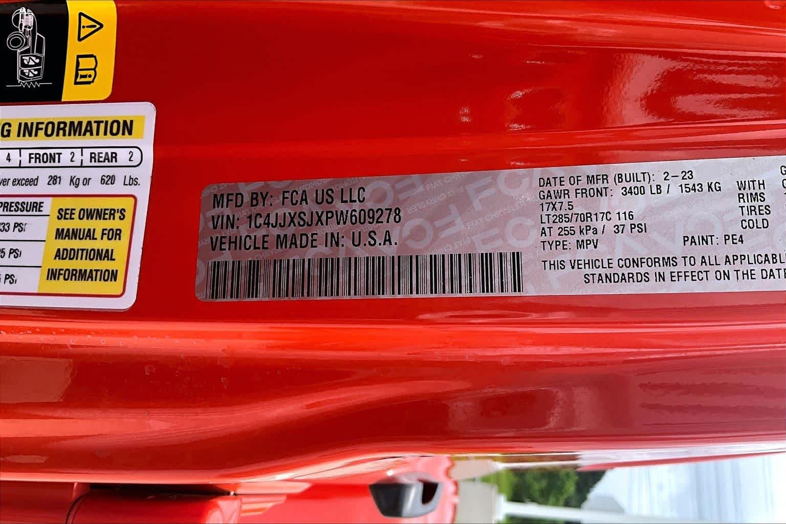 Used 2023 Punkn Metallic Clearcoat Jeep Rubicon 392 image 34