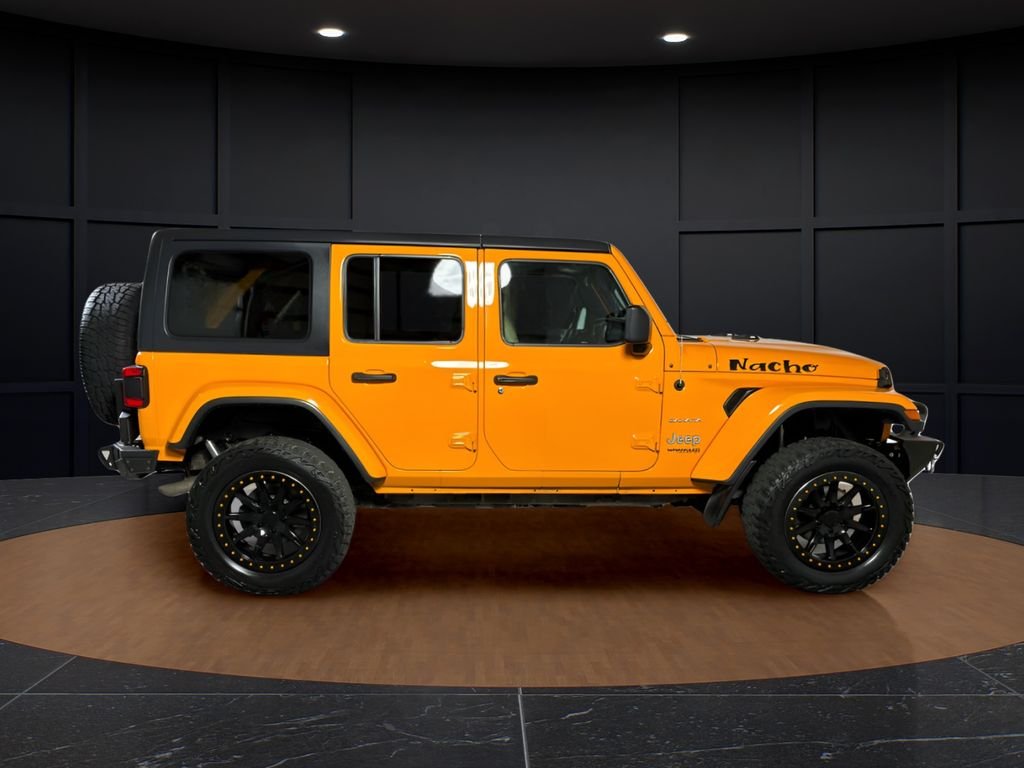 Used 2018 Yellow Jeep Unlimited Sahara image 6