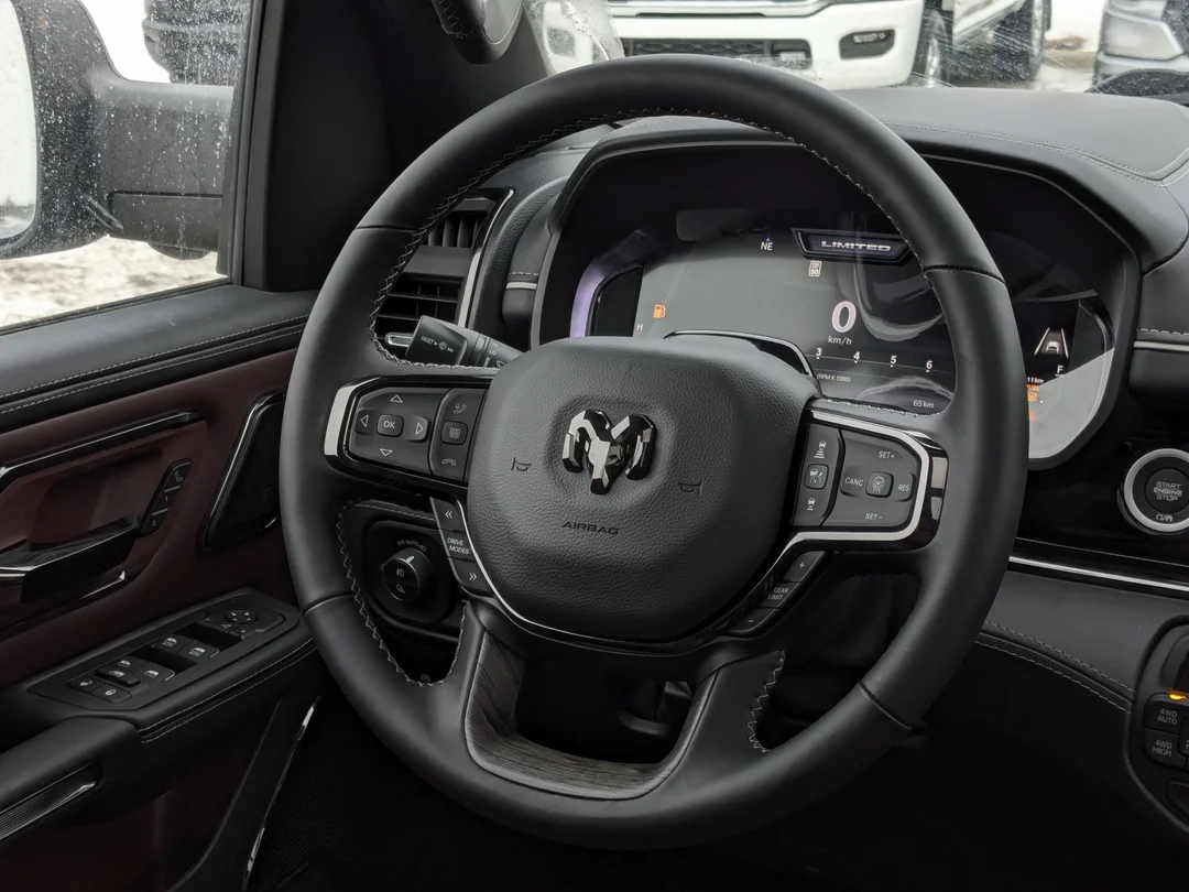 New 2026 Black RAM Limited - - Night Ed - Pano Sunroof - Hurricane HO Turbo - 14.4 Screen - Head-Up Display & More! image 17