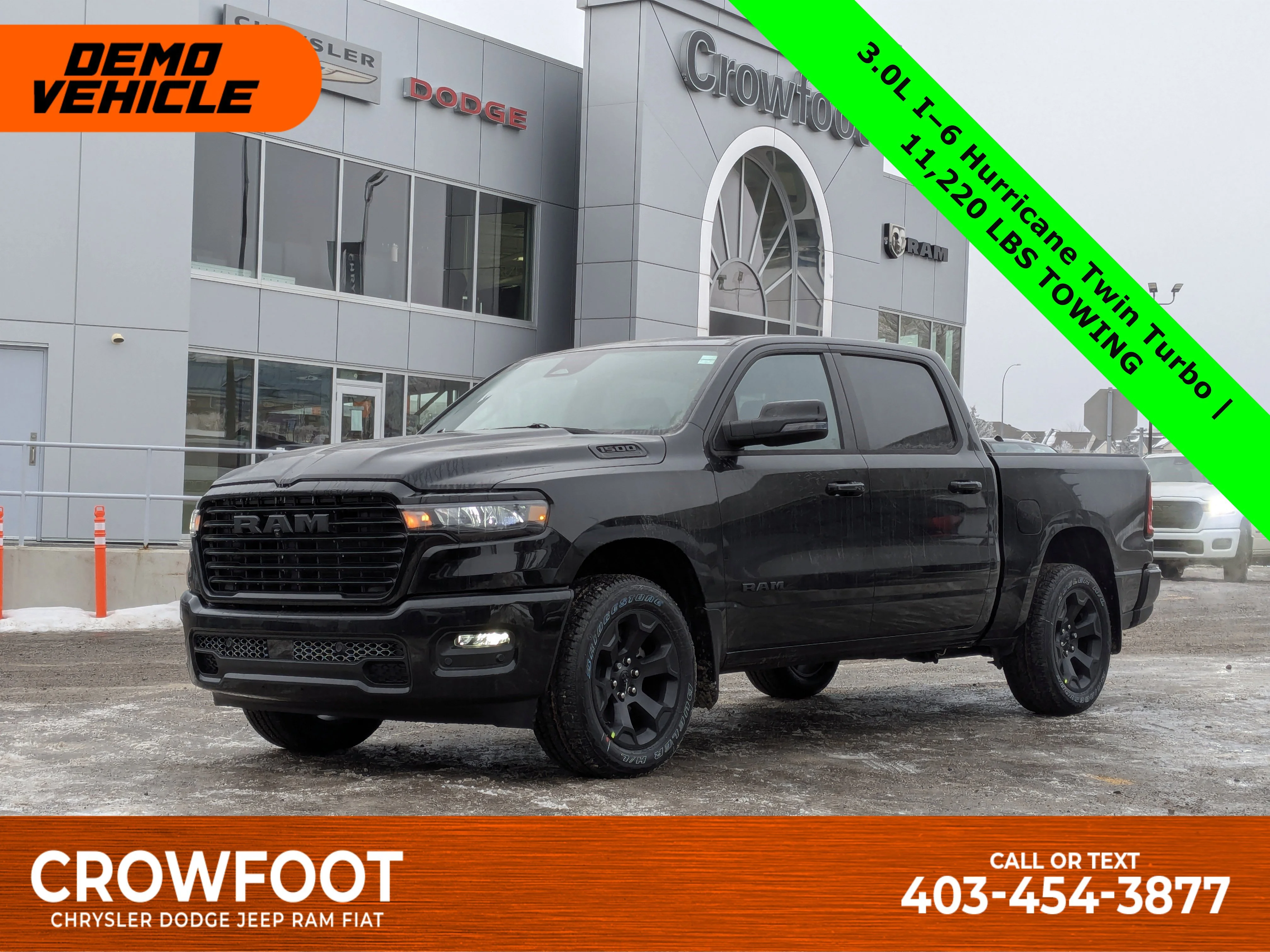 New 2026 Black RAM Sport - 360 Parking Cams - Adaptive Cruise - 12 Display Uconnect 5 W Nav & Tons More! image 1