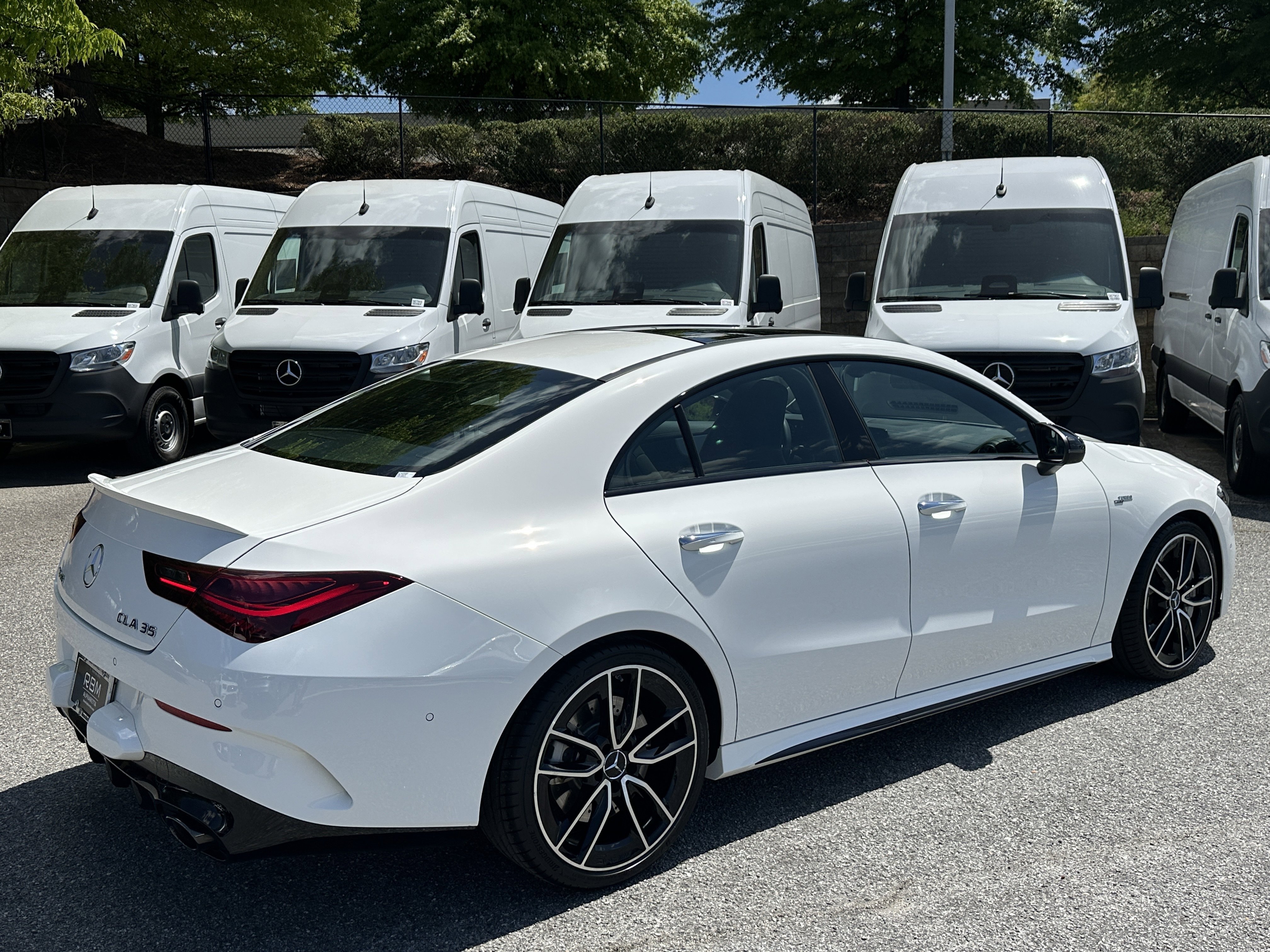 Certified Used 2025 White Mercedes-Benz AMG® CLA 35 image 8