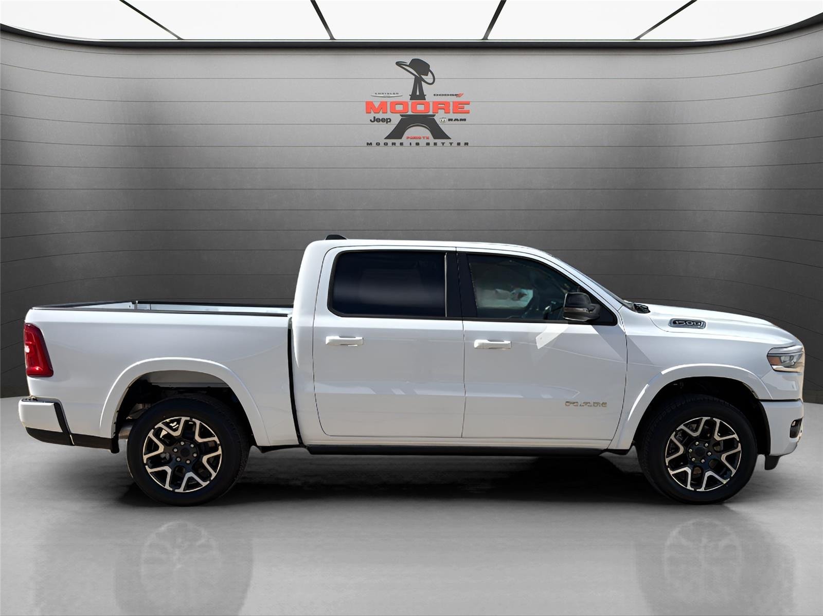 New 2026 Bright White Clear-Coat Exterior Paint RAM Laramie image 9