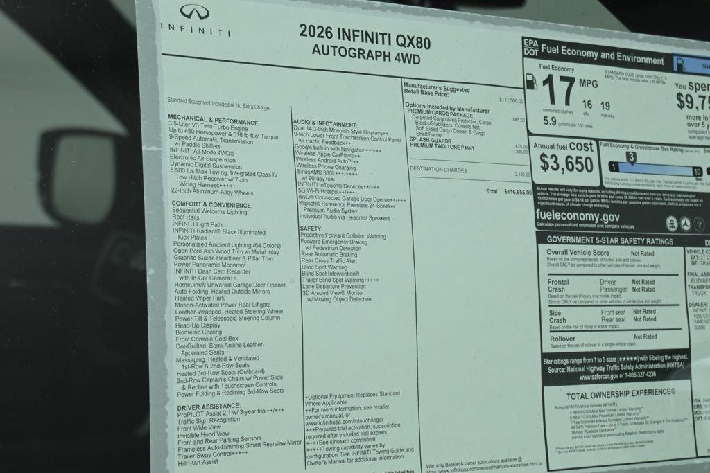 New 2026 2T DYNAMIC META INFINITI Autograph 4WD image 32