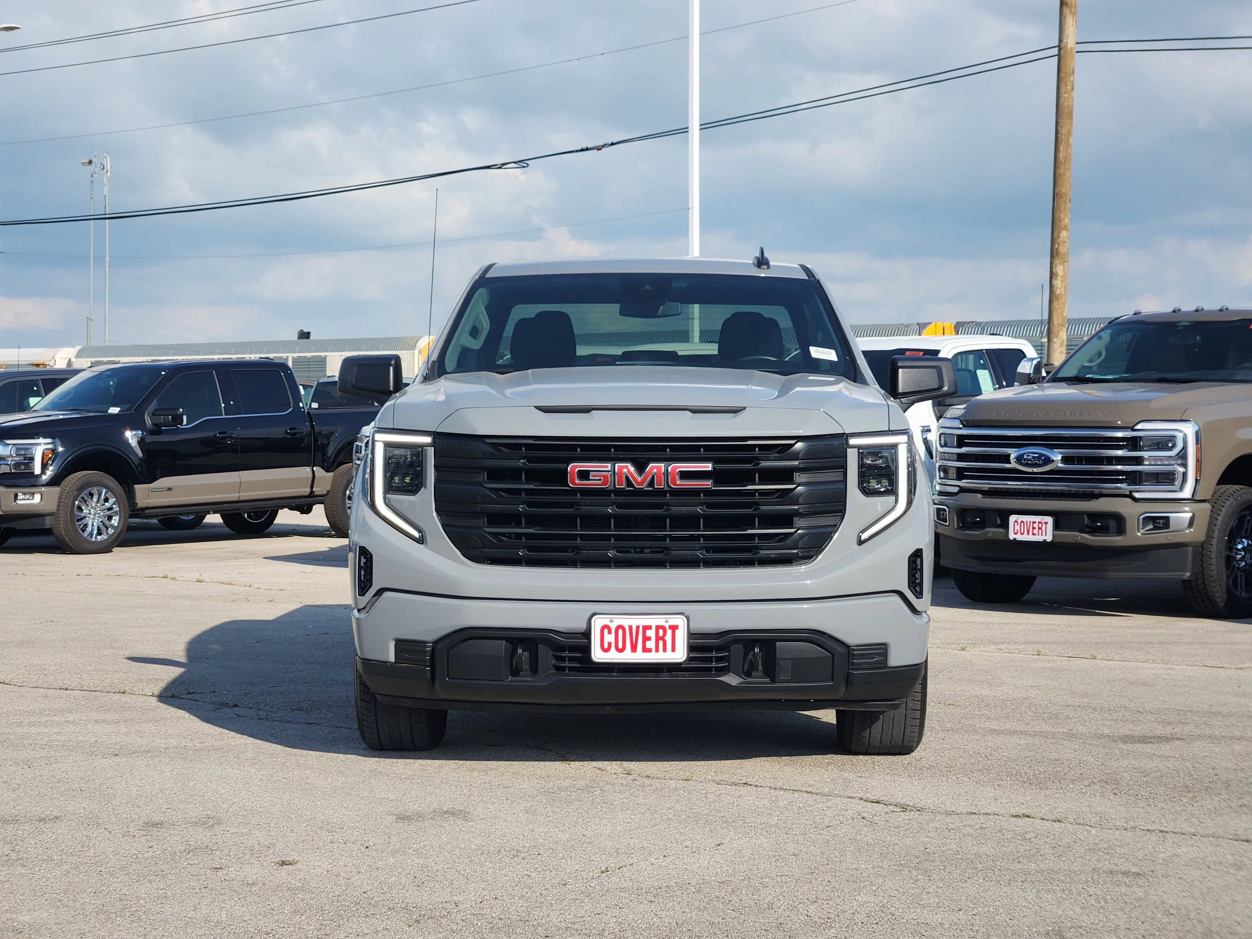 Used 2024 Thunderstorm Gray GMC Pro image 2