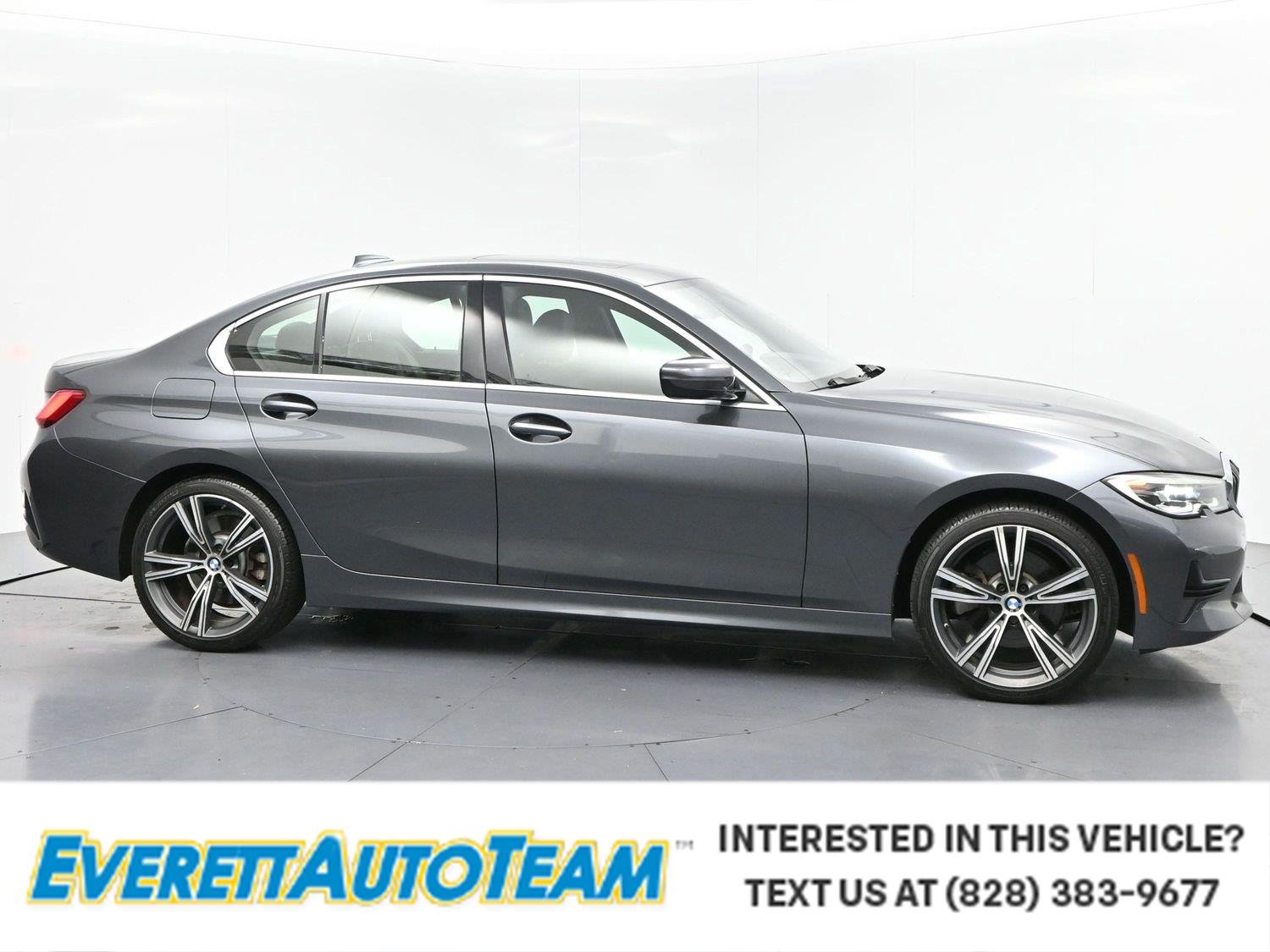 Used 2021 Mineral Gray Metallic BMW 330i xDrive image 1