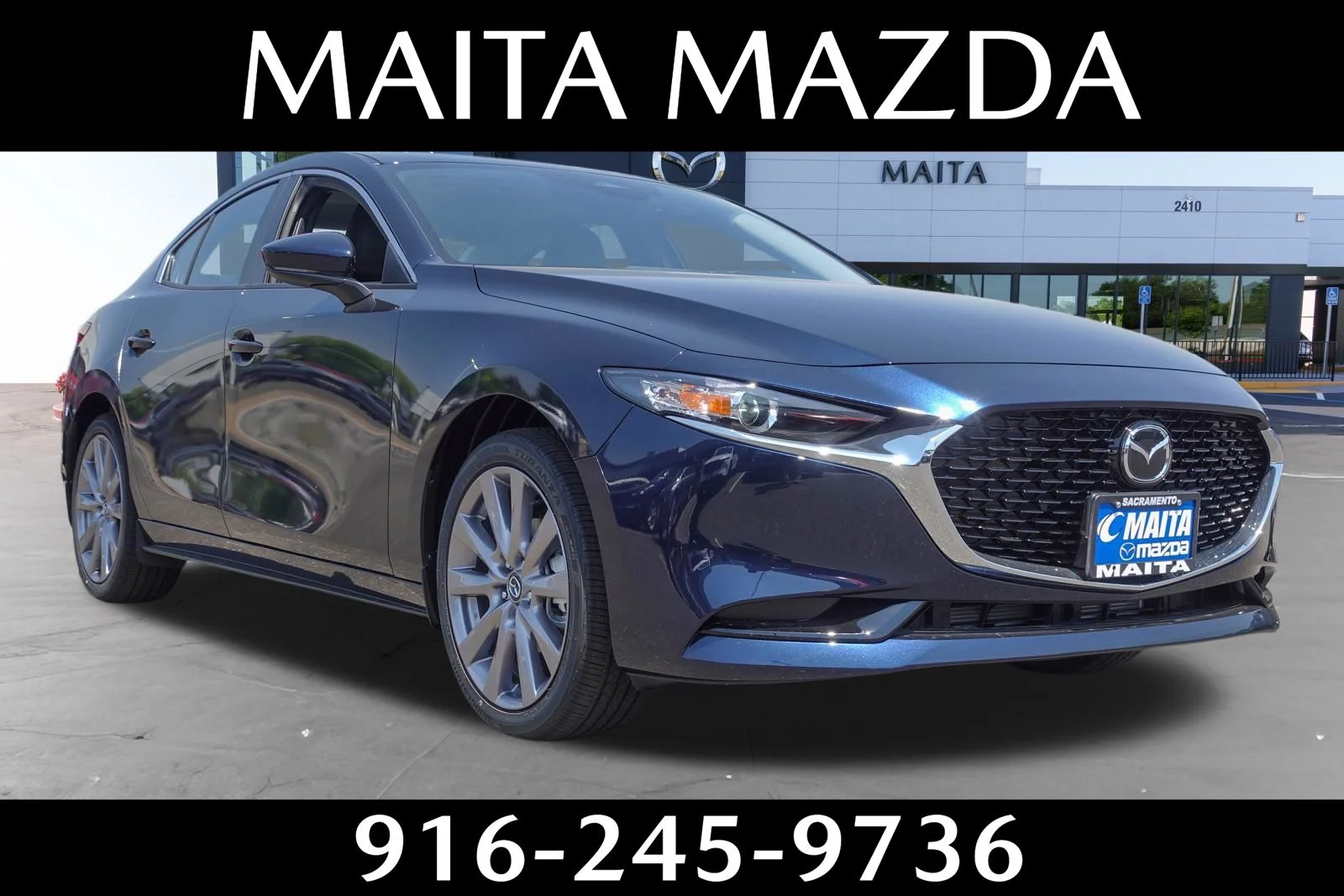 New 2026 Deep Crystal Blue Mica Mazda 2.5 S Preferred image 1