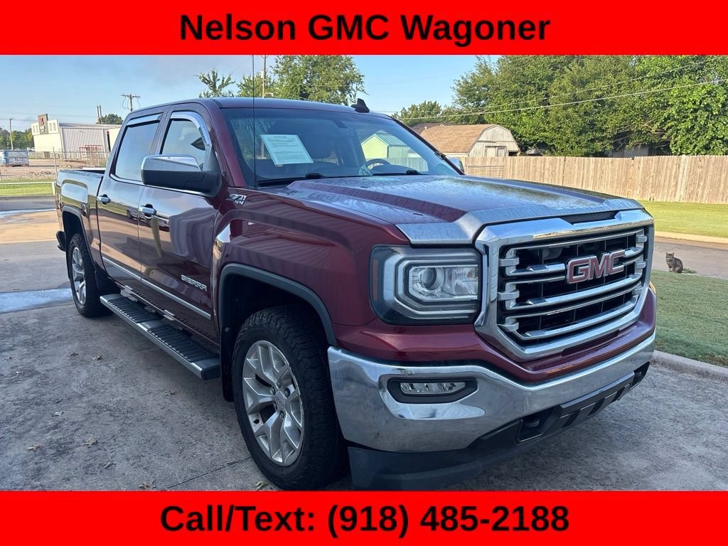 Used 2017 CRIMSON RED TINTCOAT GMC SLT image 3
