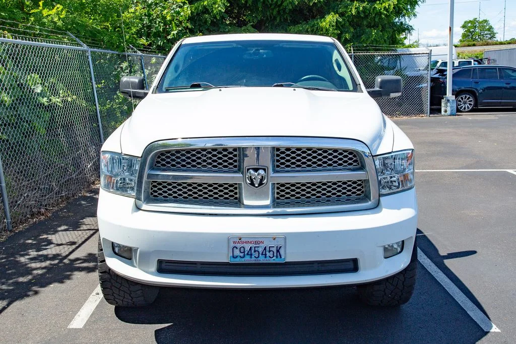Used 2012 Bright White Clearcoat Ram Laramie Longhorn image 2